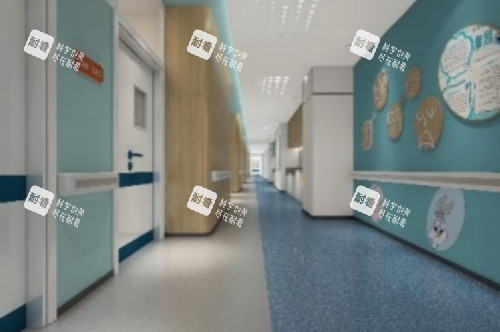 郑州尖峰眼科医院走廊