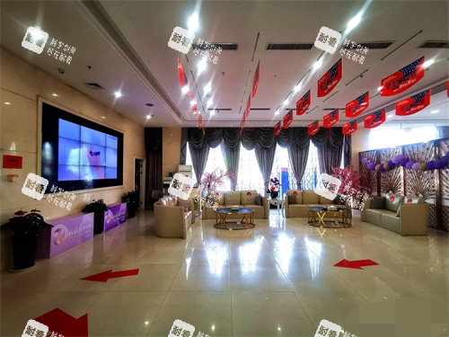 银川华美整形美容医院候诊区环境