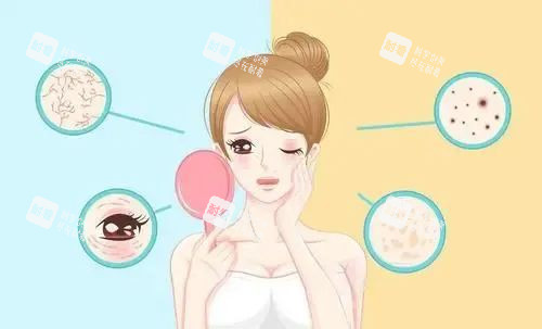 脸部有问题的示意图