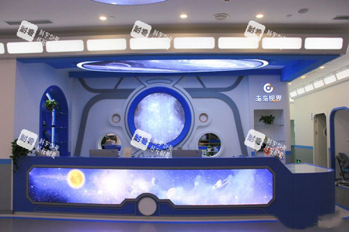 上海未来视界少儿眼科（浦东店）服务台环境示意图