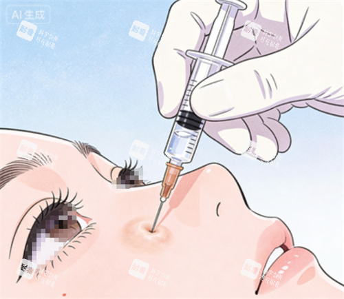 玻尿酸注射脸部的示意图 玻尿酸注射脸部的示意图