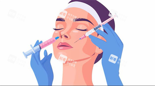 注射美容动画卡通 注射美容动画卡通