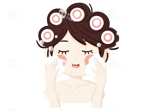 护肤卡通图展示