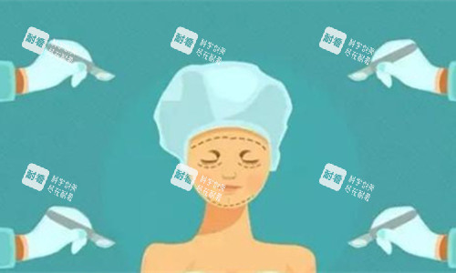 面部填充划线卡通图