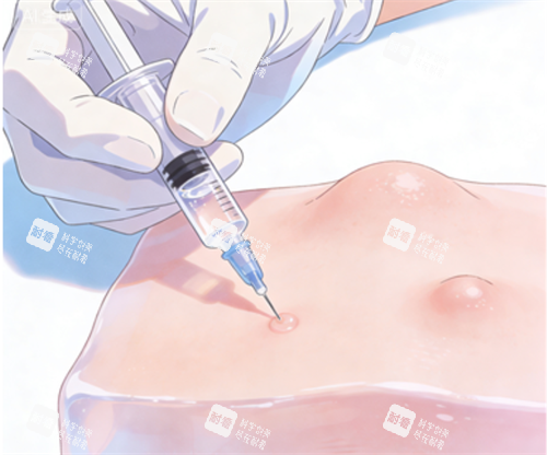 玻尿酸注射进皮肤的状态