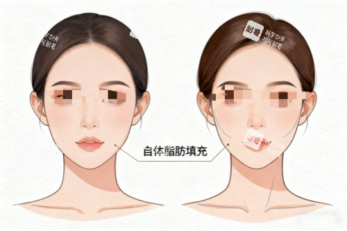 脂肪填充卡通图