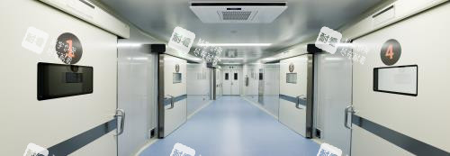 济南华厦眼科走廊环境