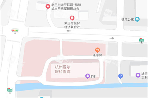 杭州爱尔眼科医院地图