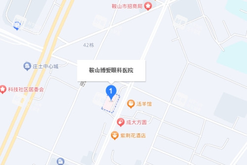 鞍山博爱眼科医院百度地图 鞍山博爱眼科医院百度地图