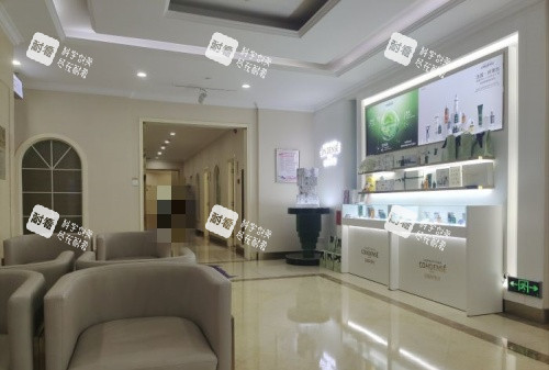 杭州维多利亚整形展示柜区域示意图