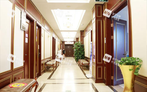 北京京城皮肤医院走廊环境