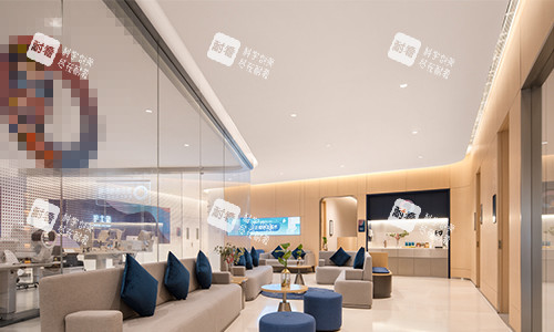 深圳爱尔西柚眼科排队等位区