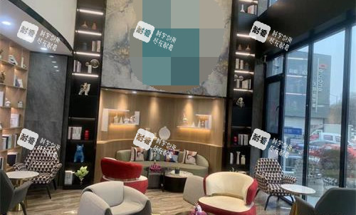 山东潍坊天宏医疗美容沙发区