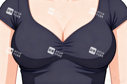 饱满胸部卡通图