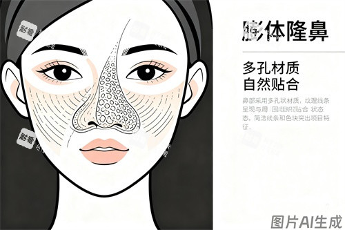 膨体隆鼻卡通图展示 膨体隆鼻卡通图展示