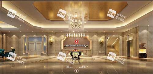 乌鲁木齐伊丽莎白整形医院大厅环境