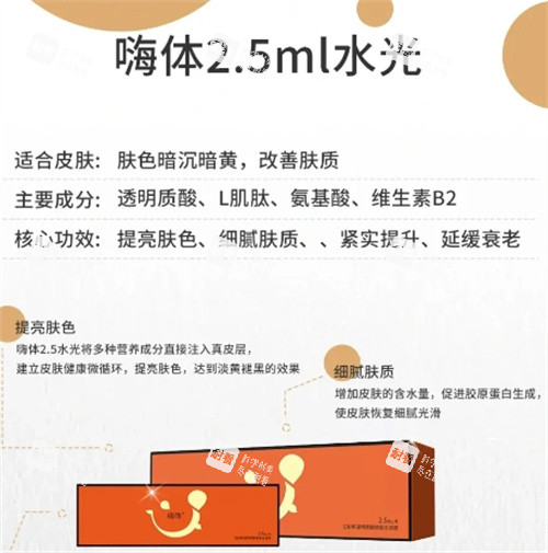 嗨体2.5水光成分