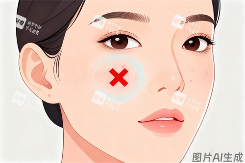 面部祛斑卡通图展示 面部祛斑卡通图展示