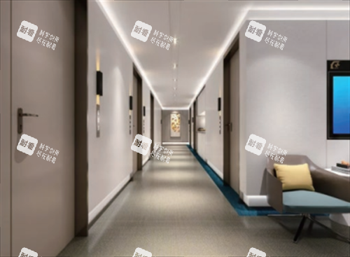 上海时光整形外科医院内部走廊图
