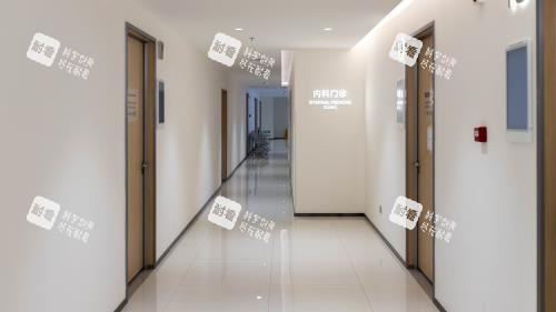 重庆爱尔眼科医院走廊环境
