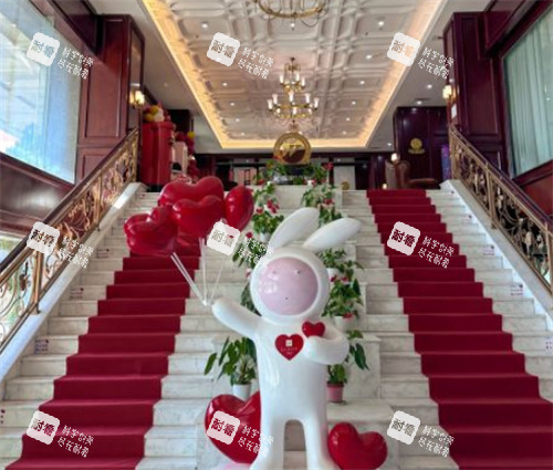 青岛华韩整形楼梯环境图