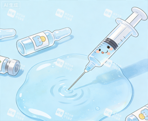 玻尿酸注射的动漫图