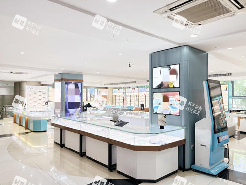 上海新视界眼科医院展示柜