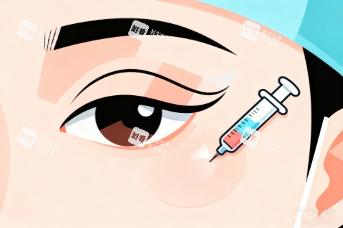 眼睛注射卡通图 眼睛注射卡通图