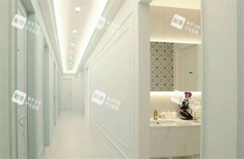 韩国清潭anz皮肤科走廊