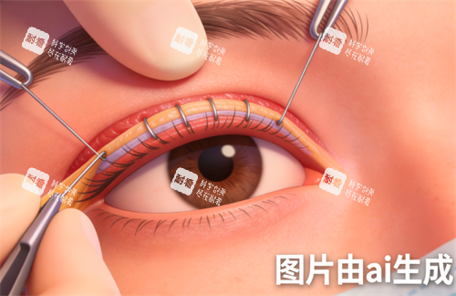 双眼皮手术经过图