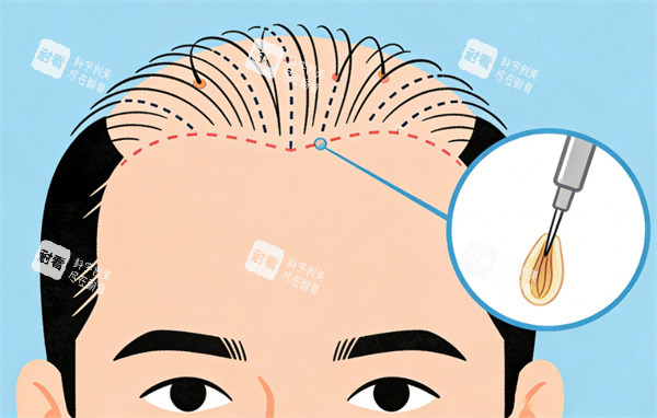 发际线移植卡通图片 发际线移植卡通图片