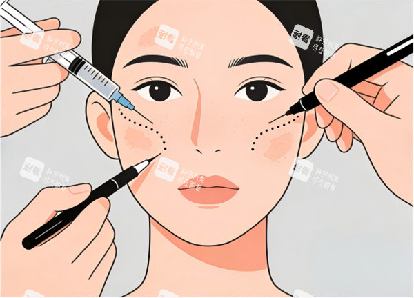 面部祛疤整形手术卡通图 面部祛疤整形手术卡通图