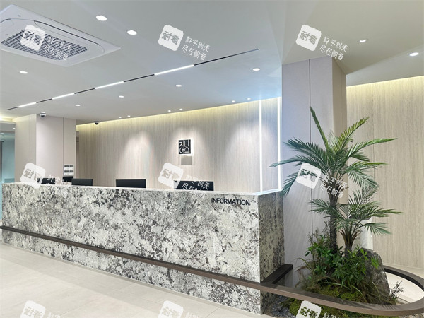 韩国genius整形皮肤科釜山西面店面前台一角