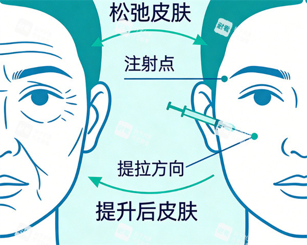 注射除皱紧致卡通图 注射除皱紧致卡通图