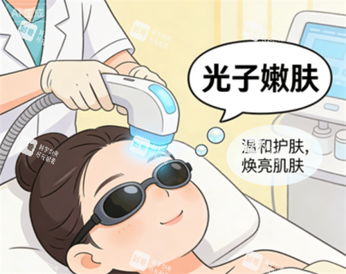 光子嫩肤卡通图