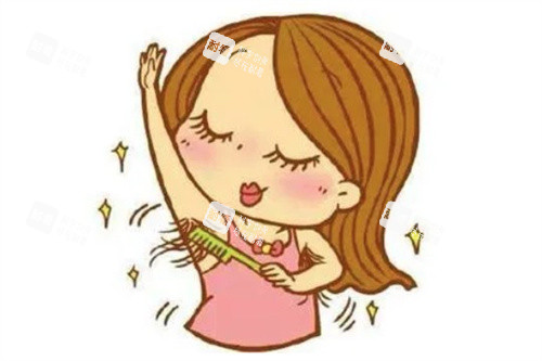 腋下脱毛卡通