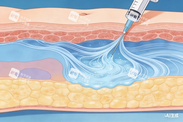 医美针剂注射美容卡通图展示