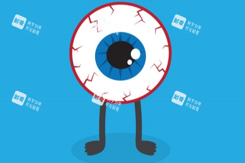单只眼睛充血卡通图 单只眼睛充血卡通图