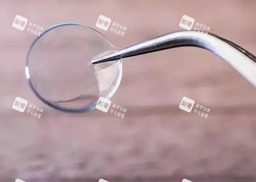 硬性角膜接触镜片边缘示意图