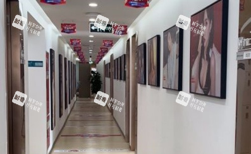 成都西区整形医院走廊示意图