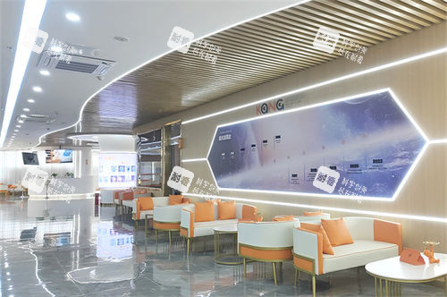 贵阳康视眼科医院走廊休息区