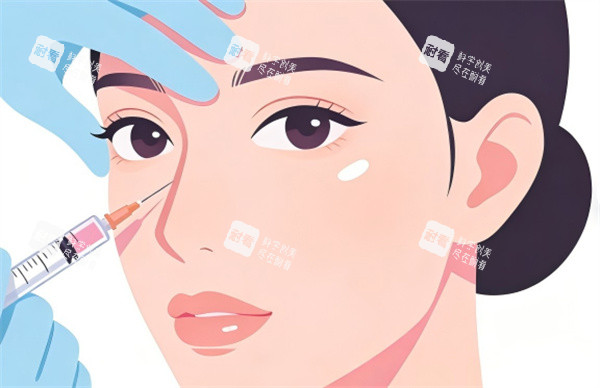 隆鼻注射卡通图片