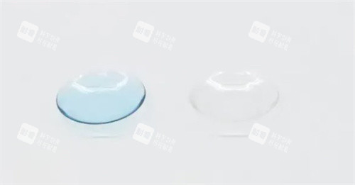 阿尔法角膜塑形镜左蓝色右无色