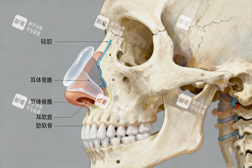 鼻子做整形模型图