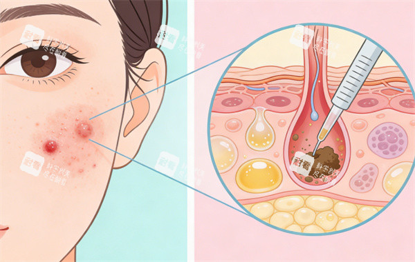 祛痘手术卡通图片展示 祛痘手术卡通图片展示