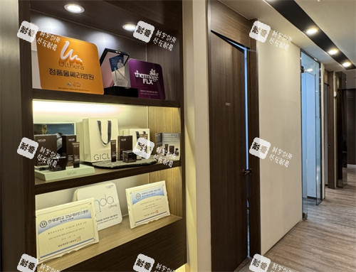 韩国Galleria凯丽雅皮肤科医院荣誉墙一览图