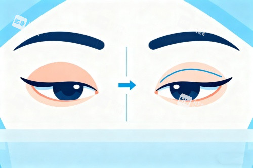 单眼皮和双眼皮对比图