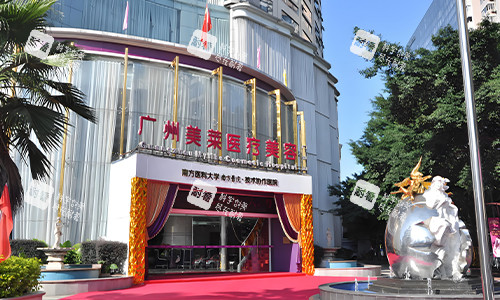 广州美莱整形医院的外观近景图