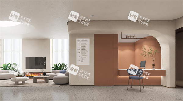 开封时光医疗美容大厅一角