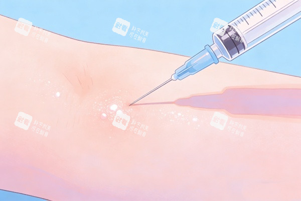 针剂注射美白卡通图展示